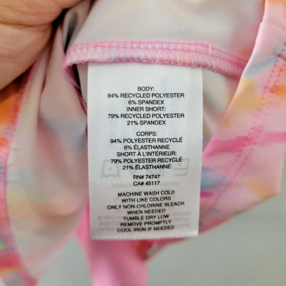 Bass Pro Shops Girls Performance Dress Size S‎ Neon Tie Dye